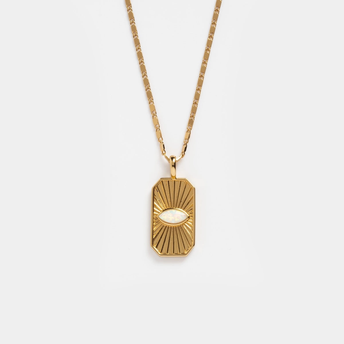 Radiant Eye Pendant Necklace