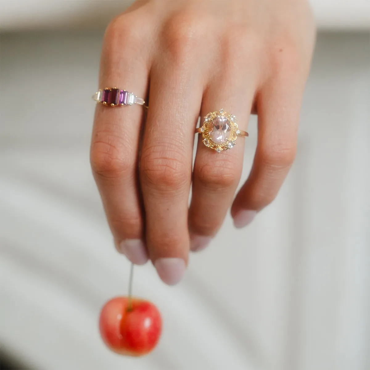 Royal Blush Cocktail Ring