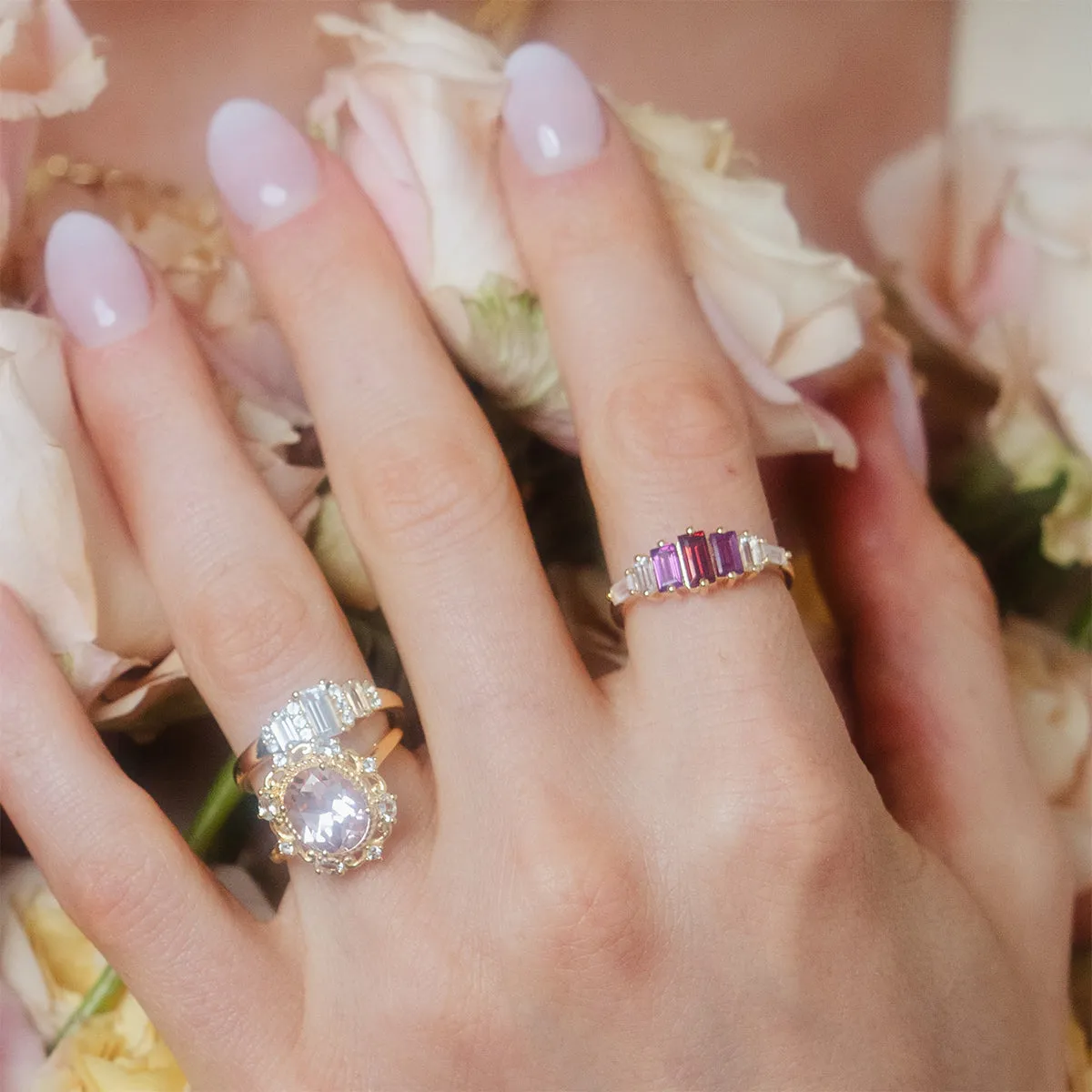 Royal Blush Cocktail Ring