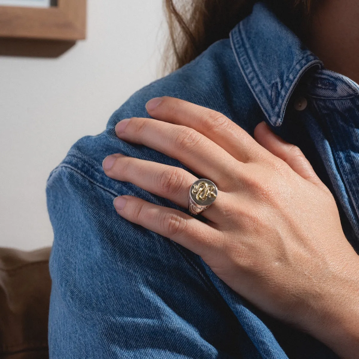 Serpent Signet Ring