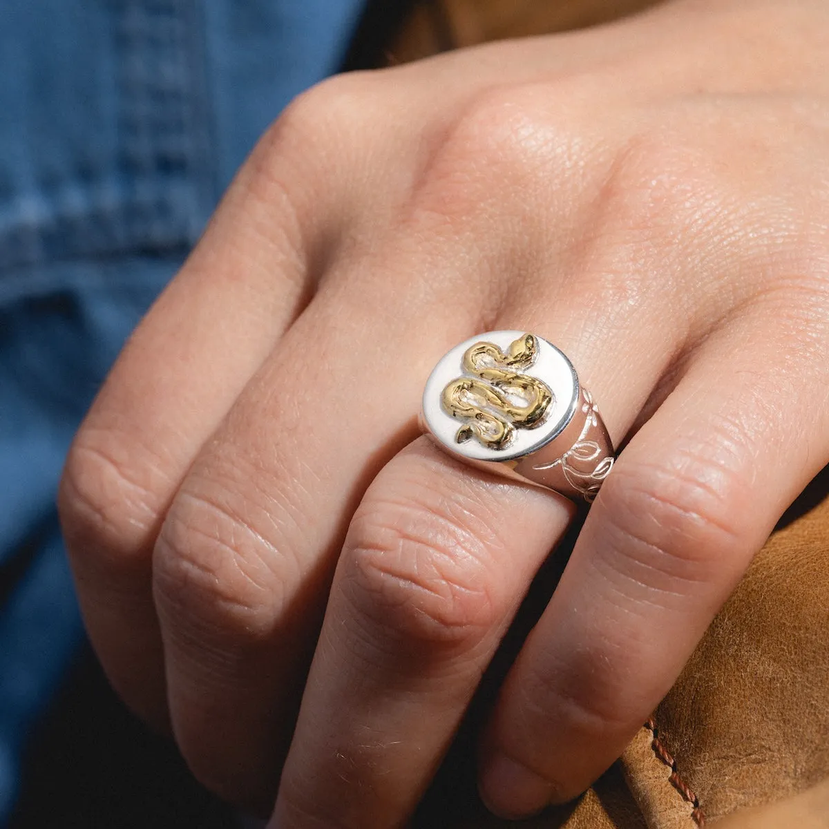 Serpent Signet Ring