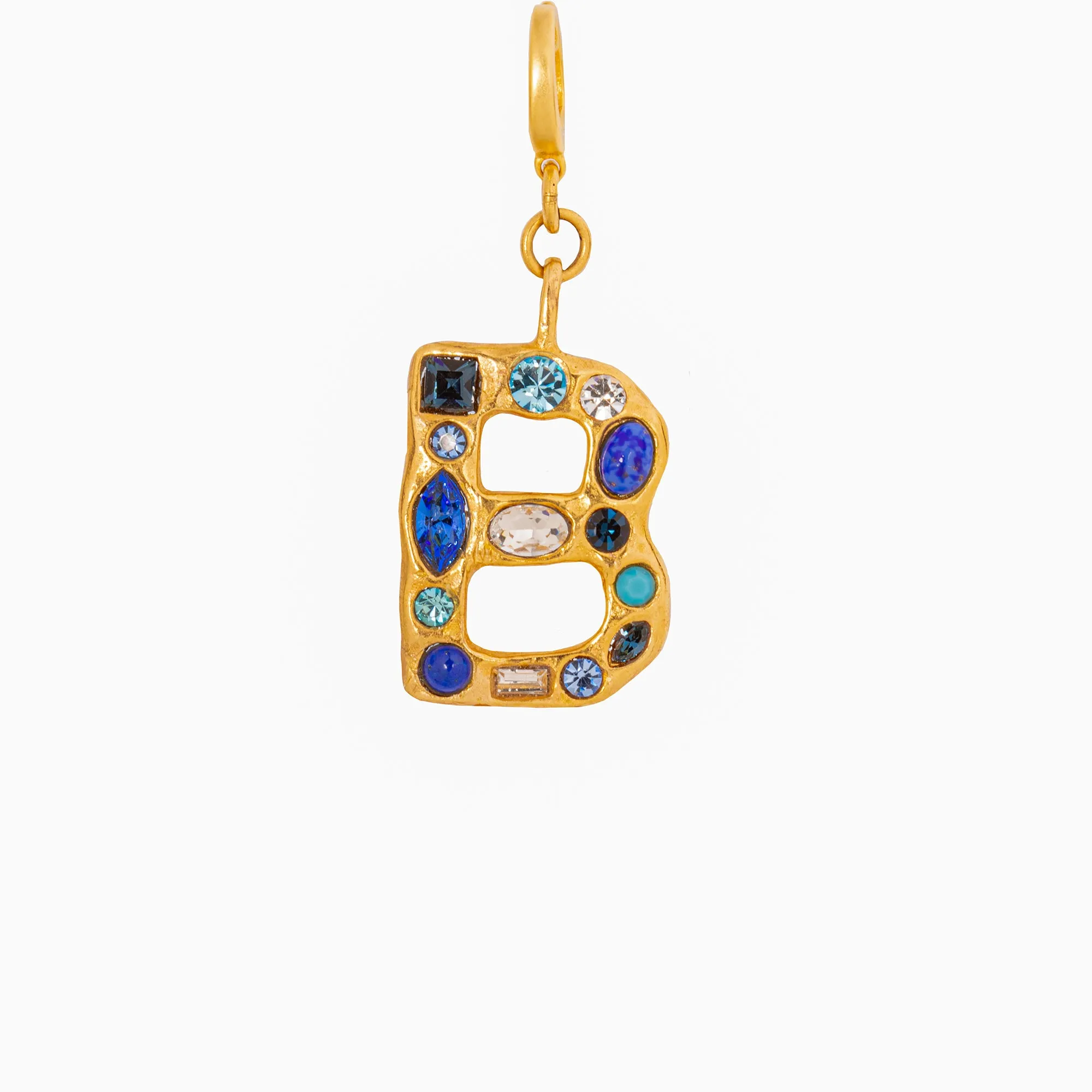 Sky Light Initial Clip-On Charm