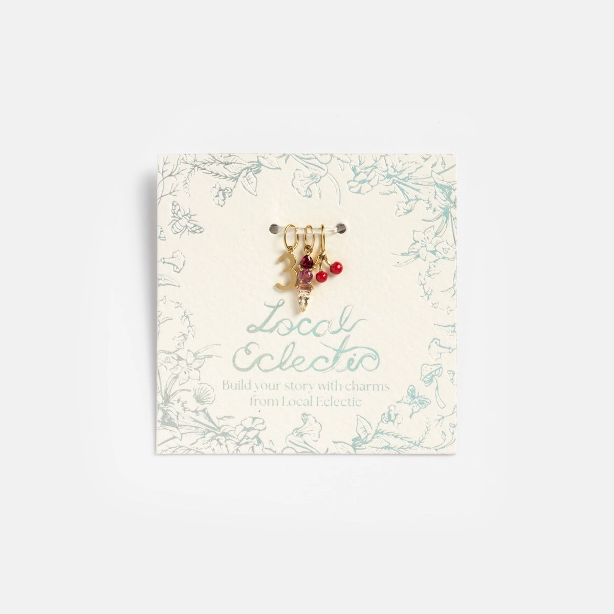 Solid Gold Angel Number Spacer Charm