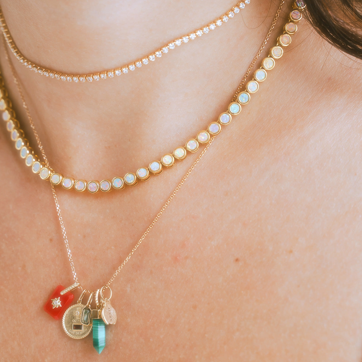 Solid Gold Coin Charm