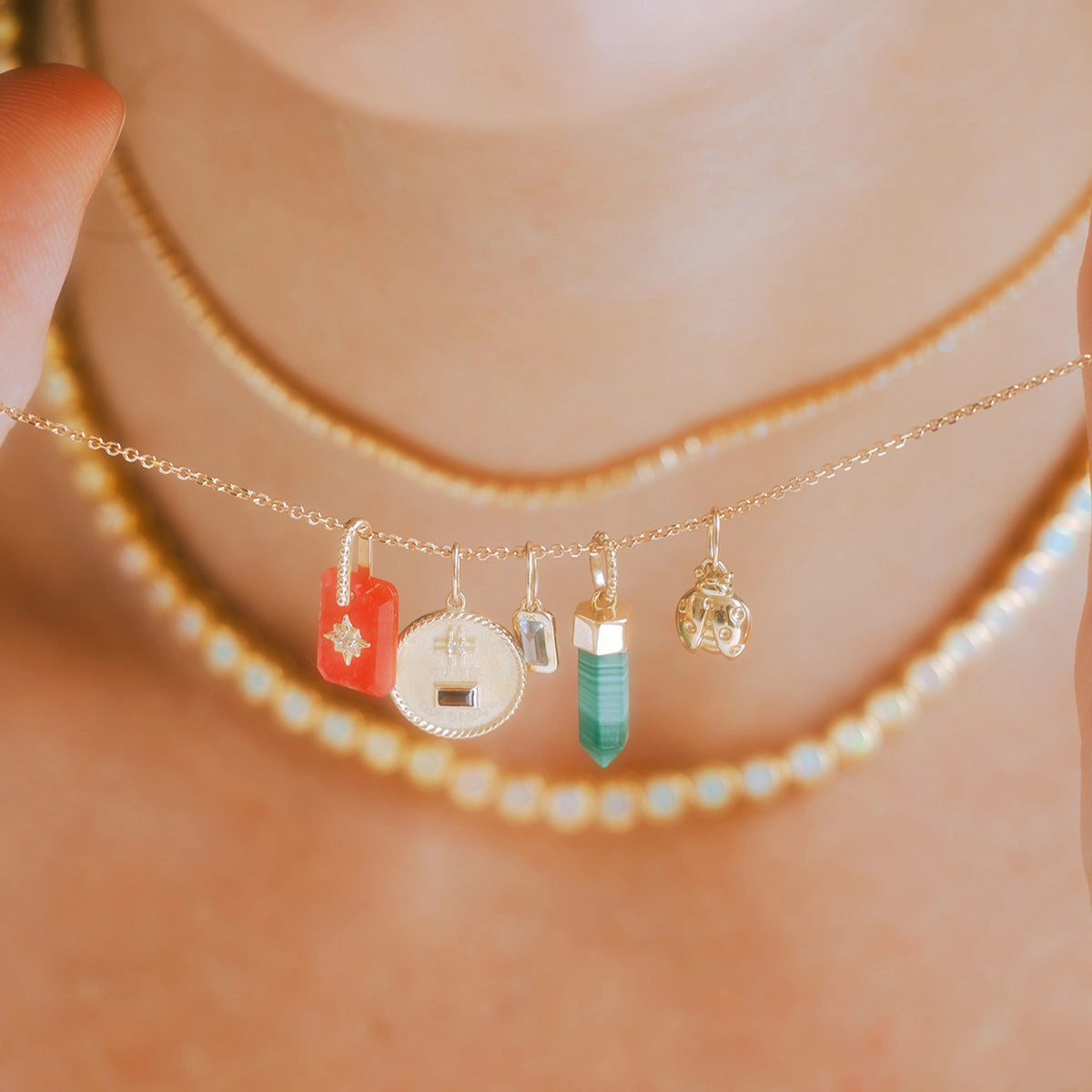 Solid Gold Nature Charm
