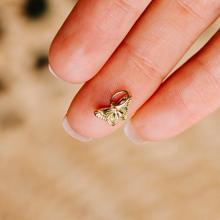 Solid Gold Nature Charm