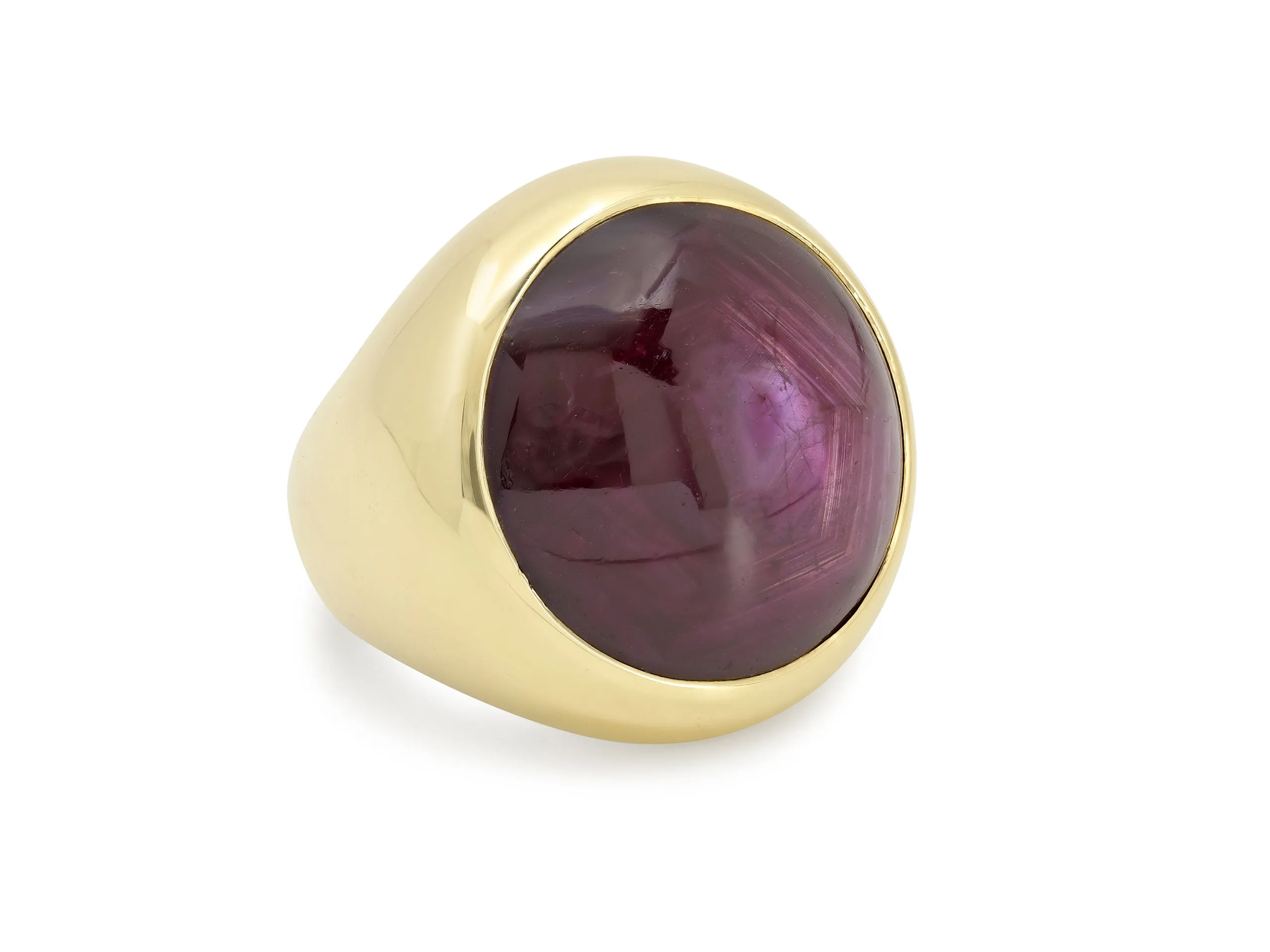 Star Ruby Ring in 18K Gold