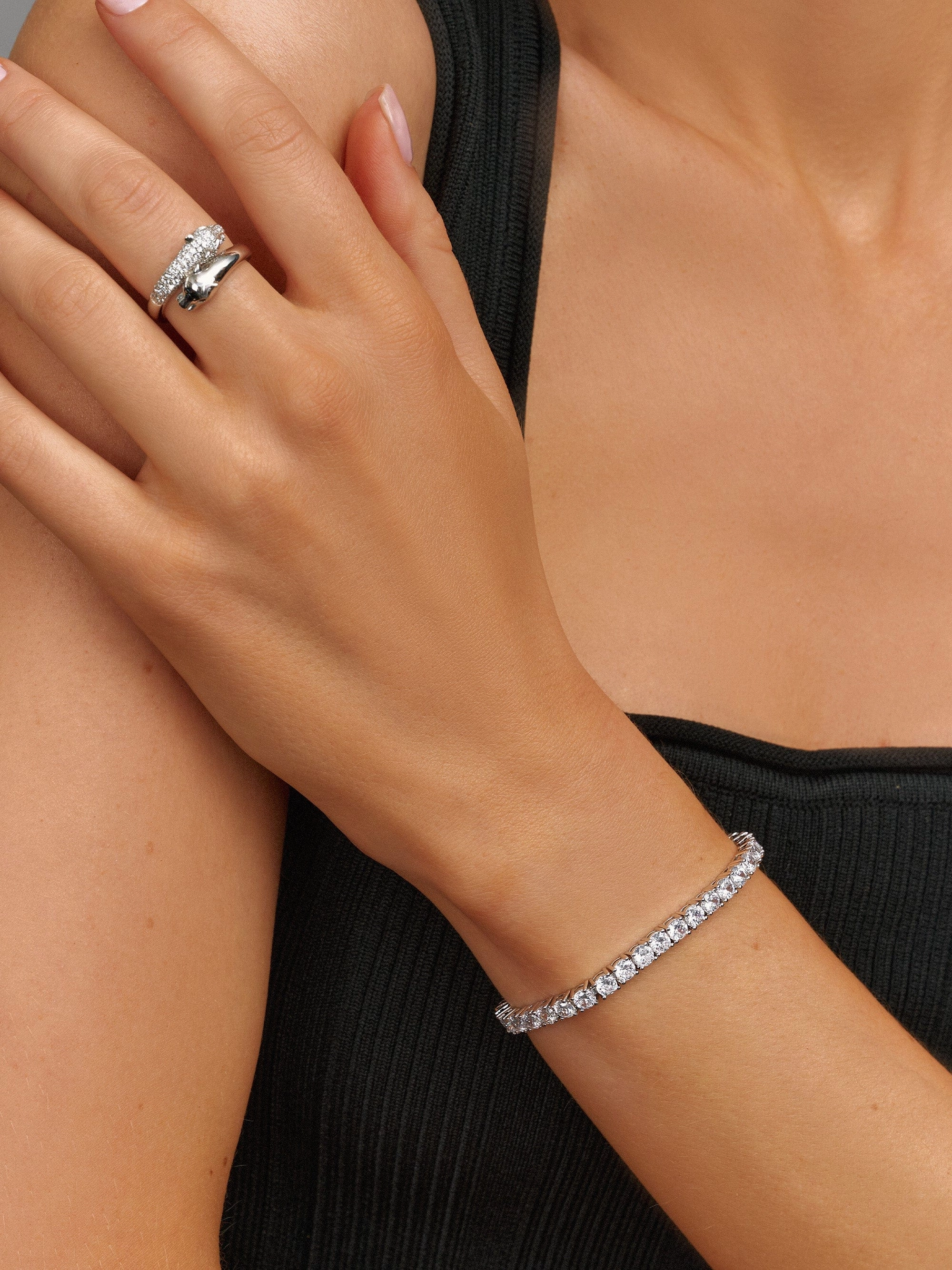 Tennis Bracelet In Silver