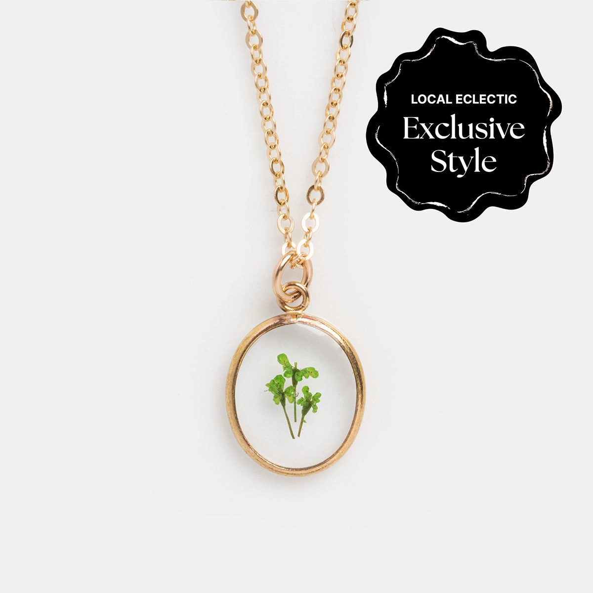 Tiny Birth Flower Portrait Necklace