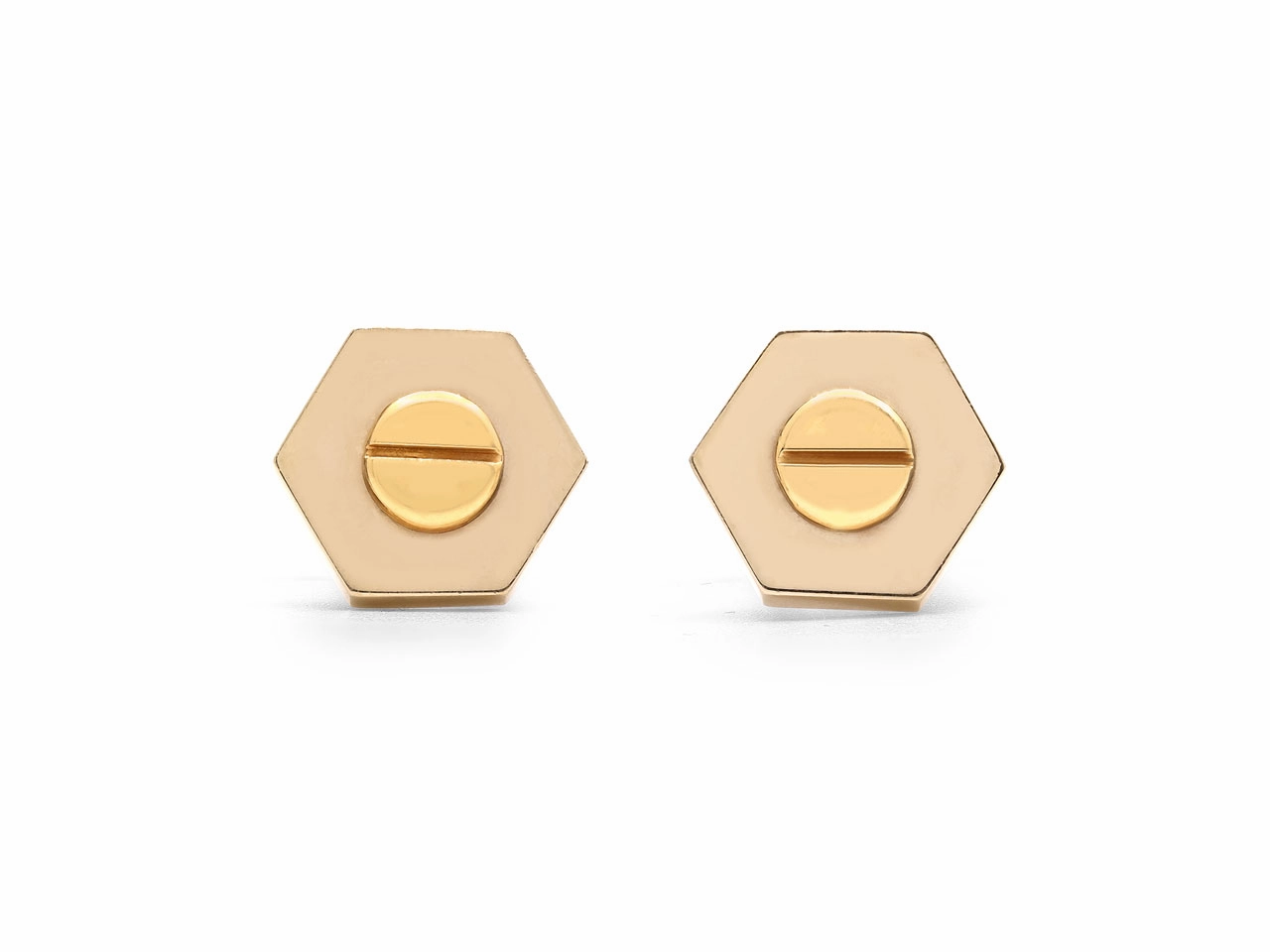 Van Cleef & Arpels Screw Head Cufflinks in 18K Gold