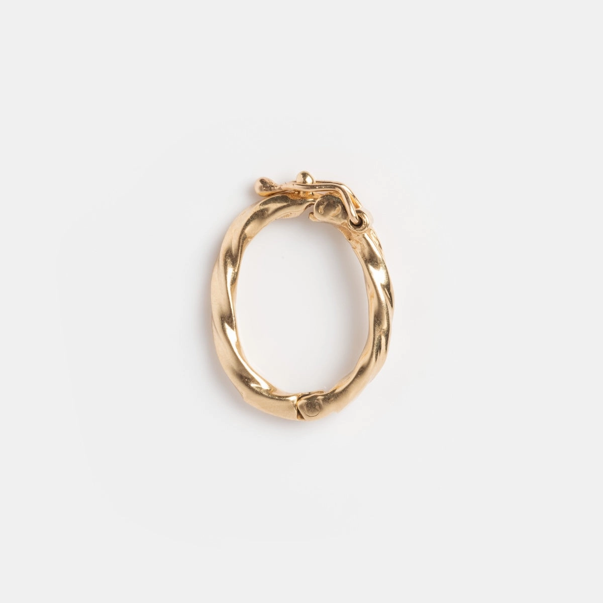 Vintage 14k Textured Charm Clip