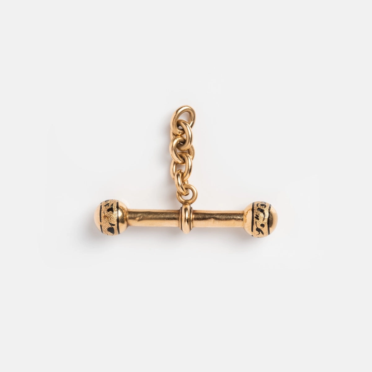 Vintage 18k French T-Bar Dangle Charm