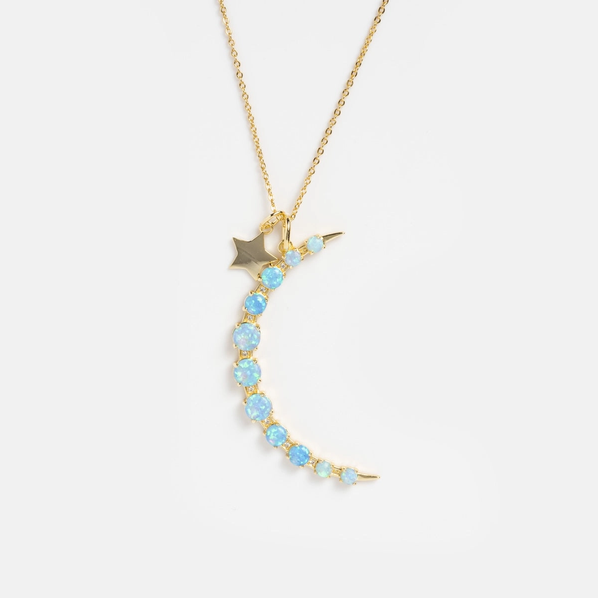 What Dreams Are Made of Blue Opal Necklace